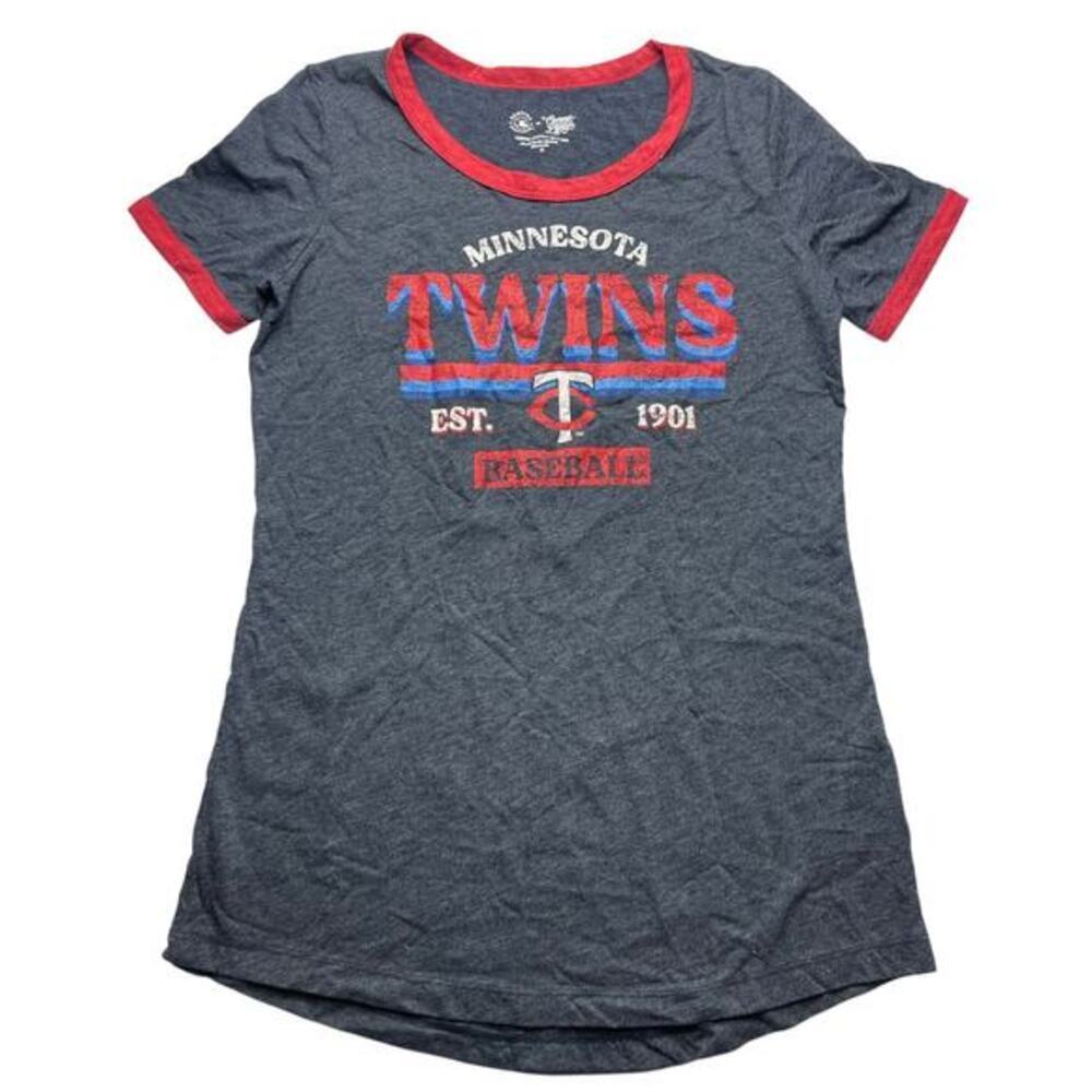 Minnesota Twins Navy Tee - Women's XS - Short Sleeve